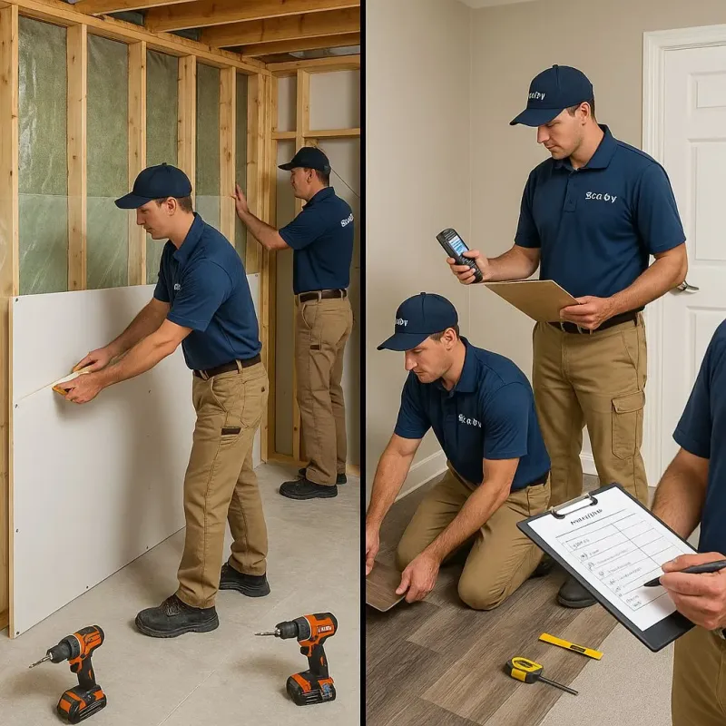 Repairs and Reconstruction process in Maurice, LA